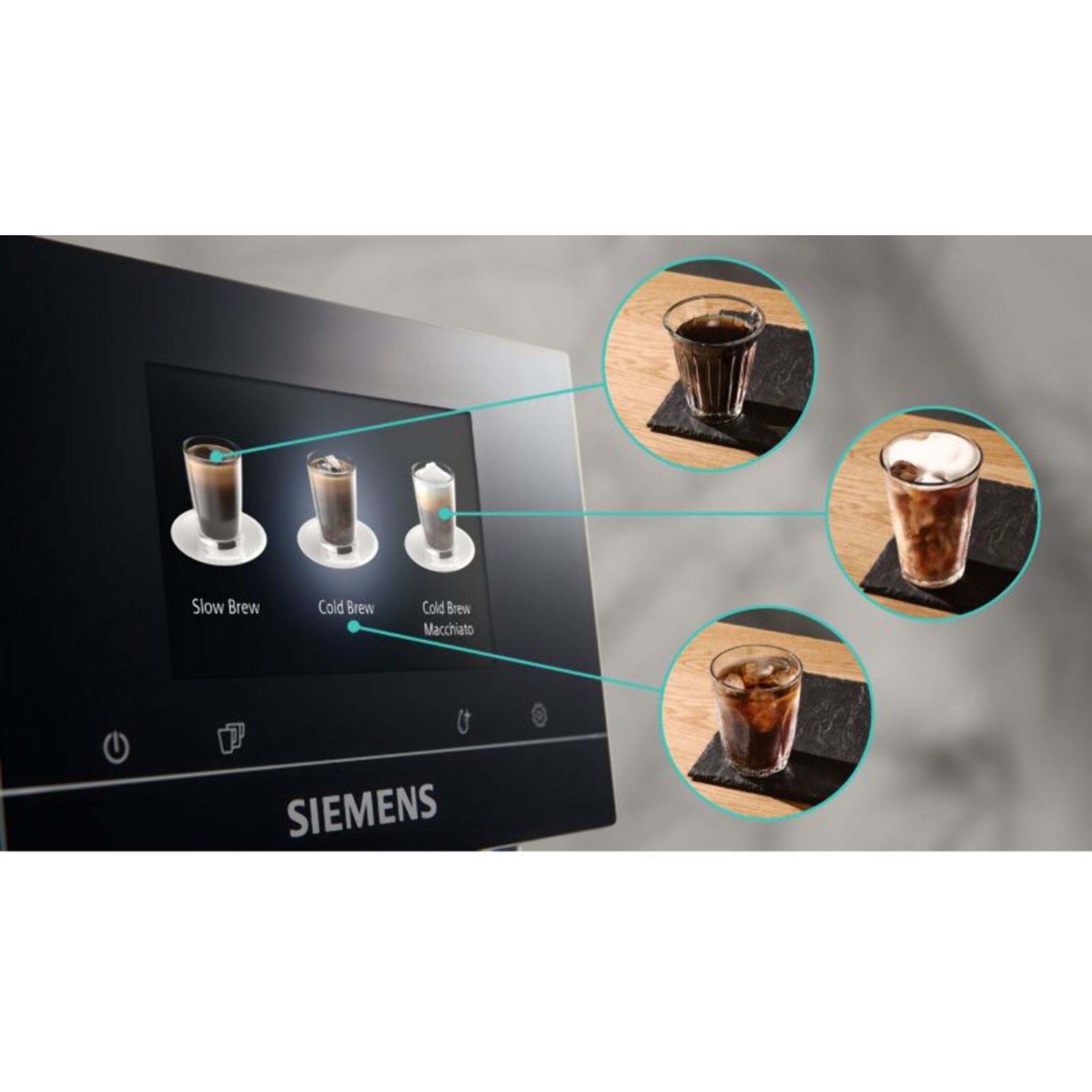 Expresso Broyeur SIEMENS EQ700 integral Inox Silver/Noir TQ713R03