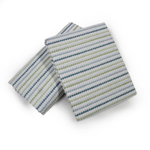 TESS HOME COLLECTION Completo letto matrimoniale Farfalle in Puro Cotone