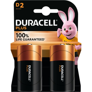 Pile DURACELL LR20 D x2 piles PLUS