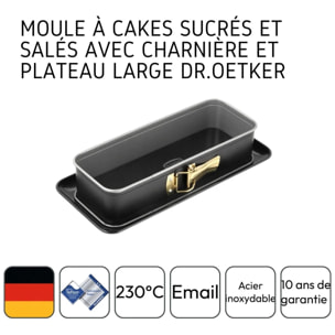 Moule à cake à charnière 30 cm Dr.Oetker Back-Idee Kreativ