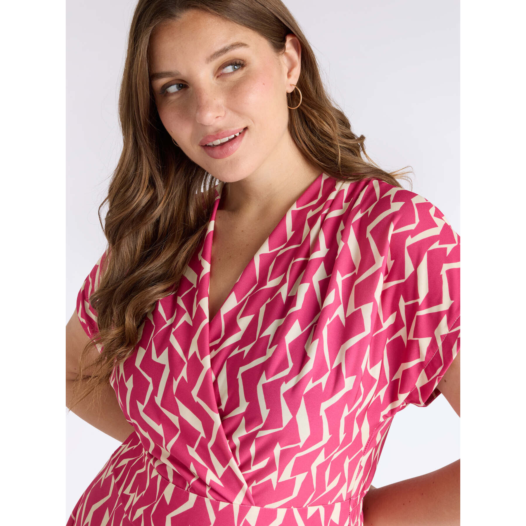 Fiorella Rubino - Vestito lungo stampato - Fucsia