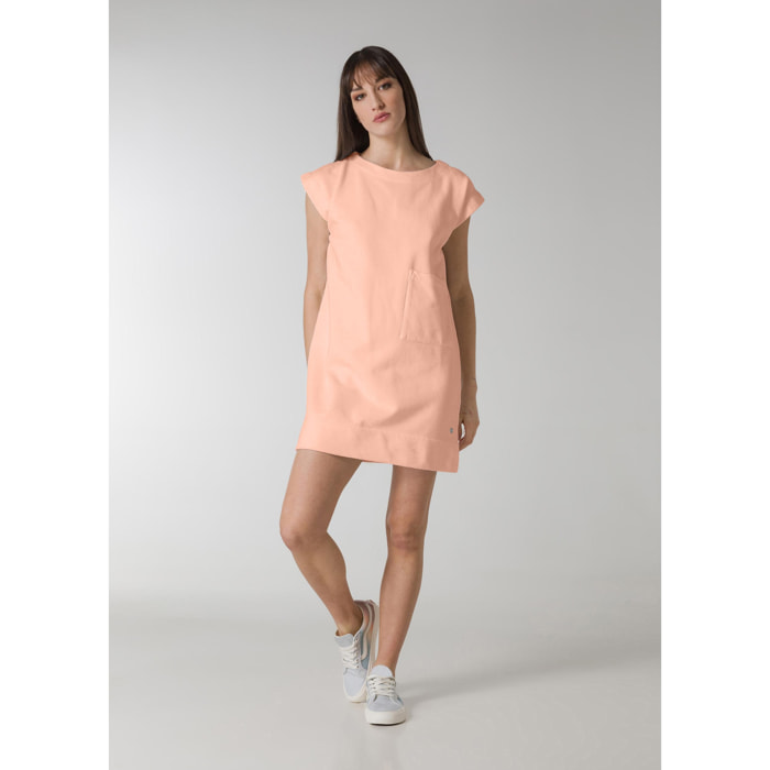 DEHA - Vestito corto COMFY FLEECE DRESS in cotone per donna