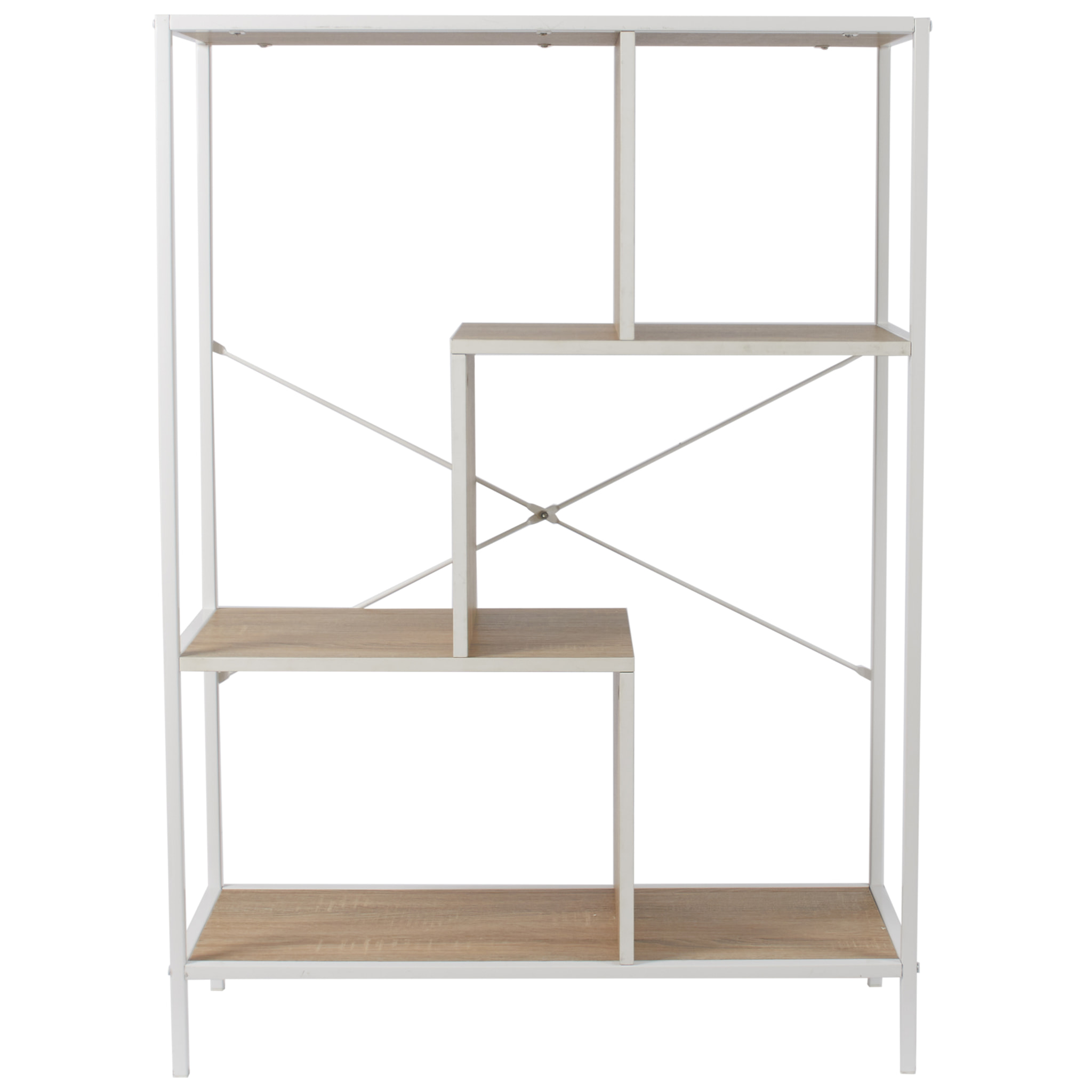 ETAGERE EDISON BLANC 80X30X113CM