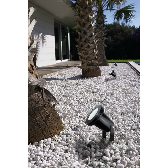 Forlight Post proyector para bombilla GU10 en color negro