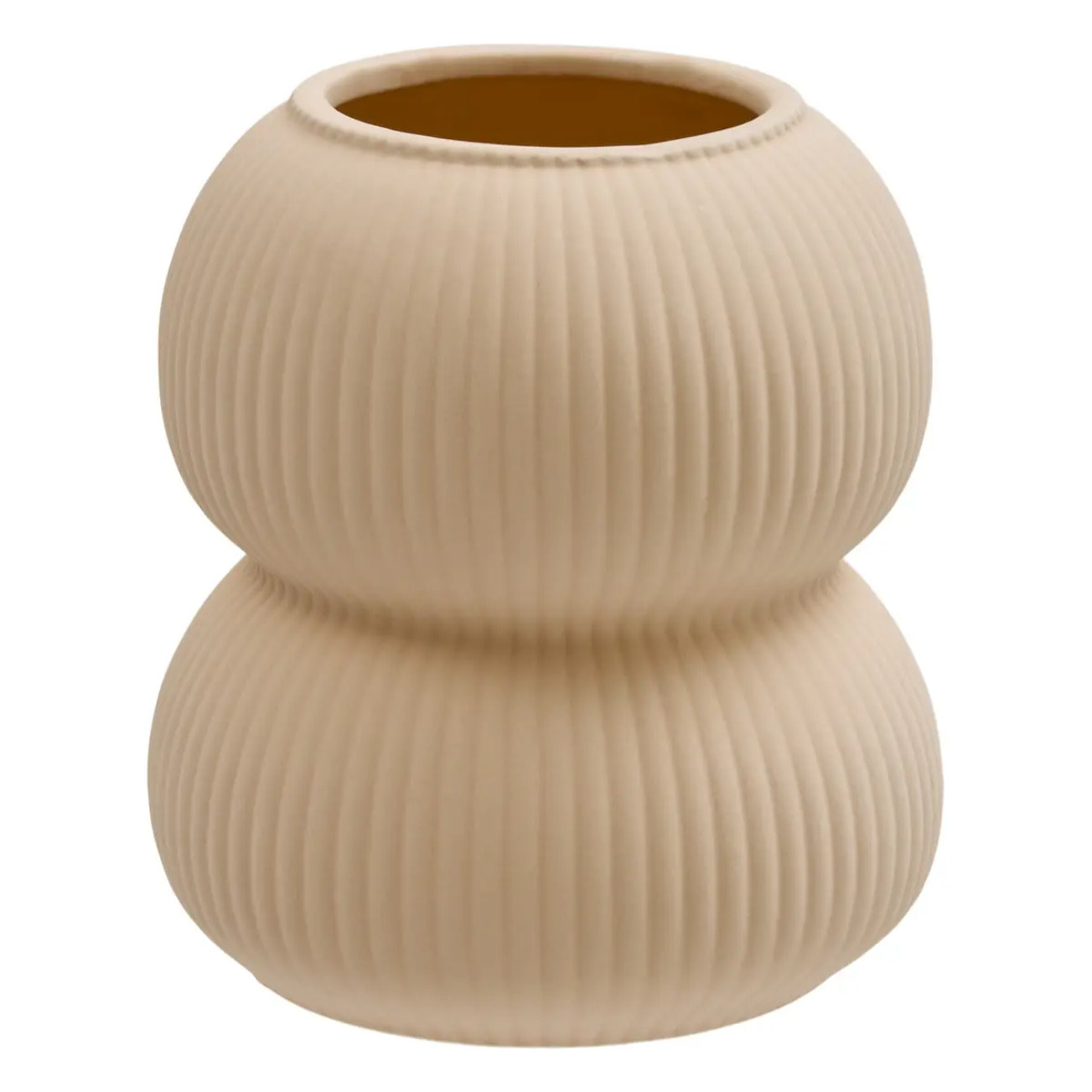 Vase Lucia H.16cm beige