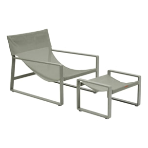 Fauteuil relax de jardin Lambinio vert laurier