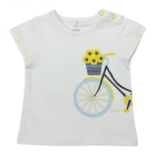 TSHIRT IN JERSEY STAMPA BICICLETTA