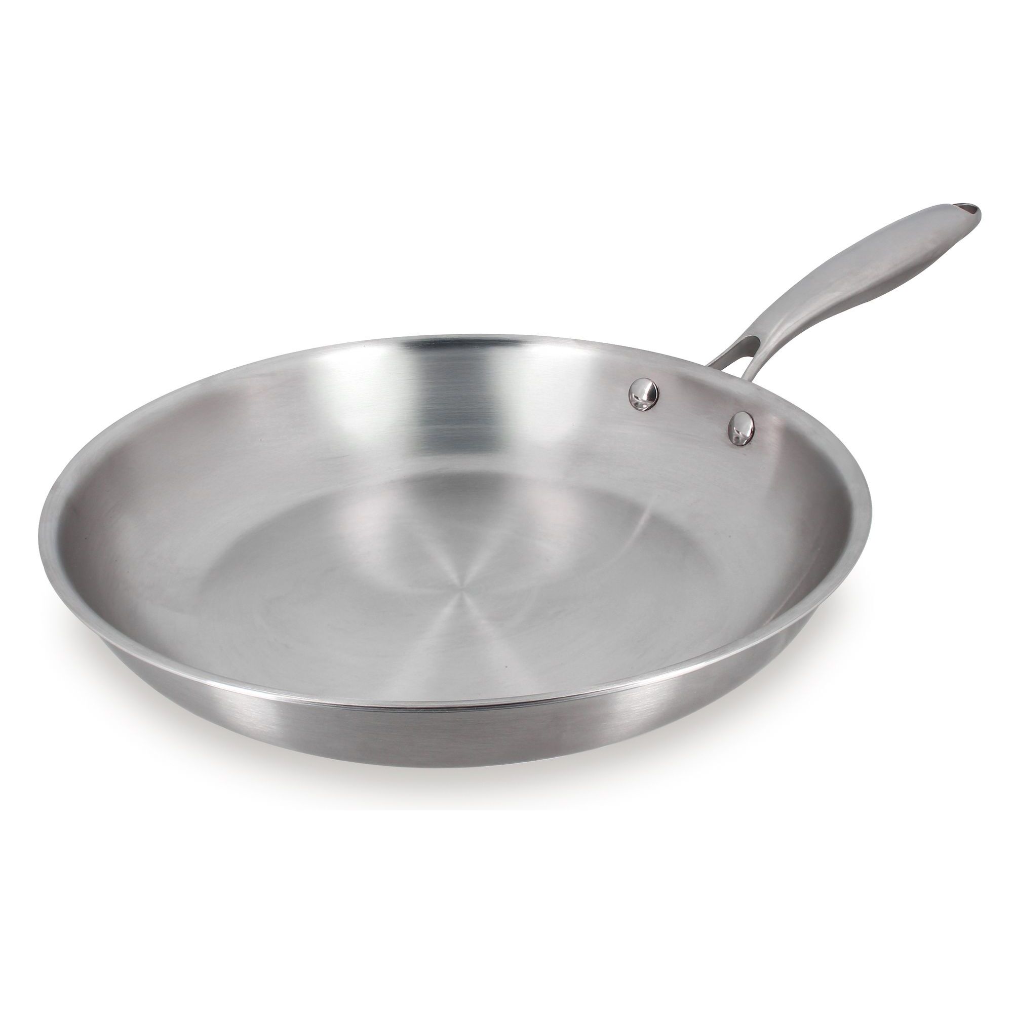 Poêle en acier inoxydable 30cm - tous feux TRINOX