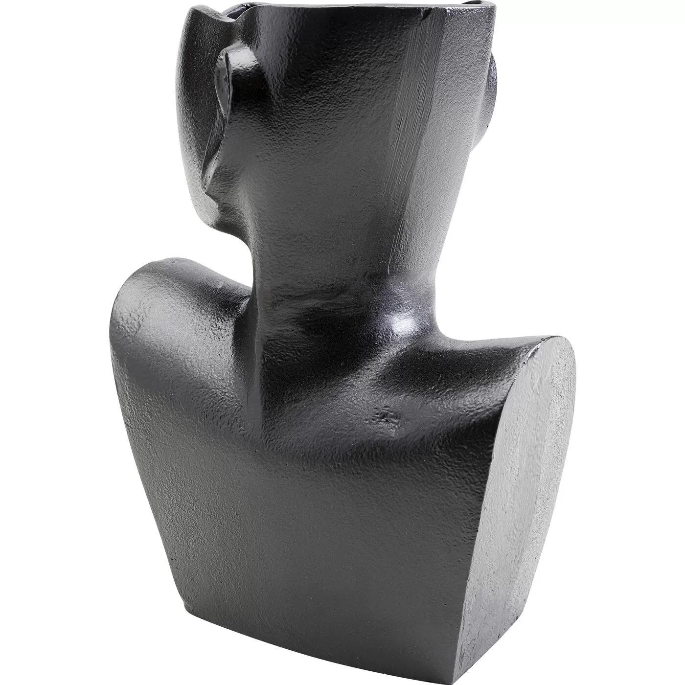 Vase Rostro profil noir 27cm Kare Design