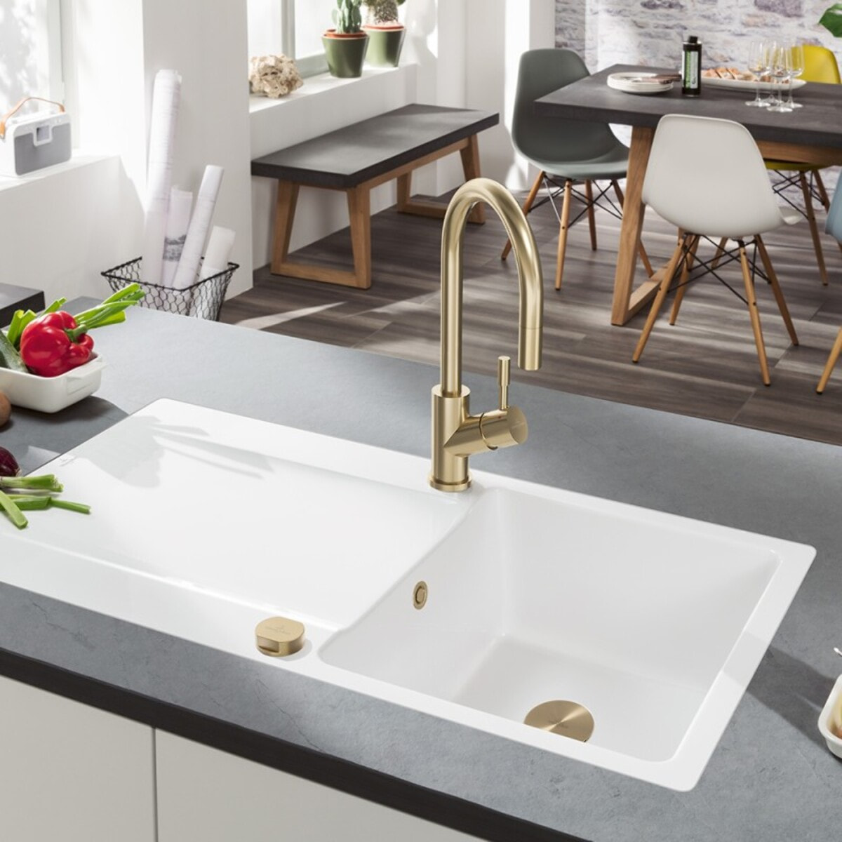 Robinet cuisine VILLEROY ET BOCH Umbrella