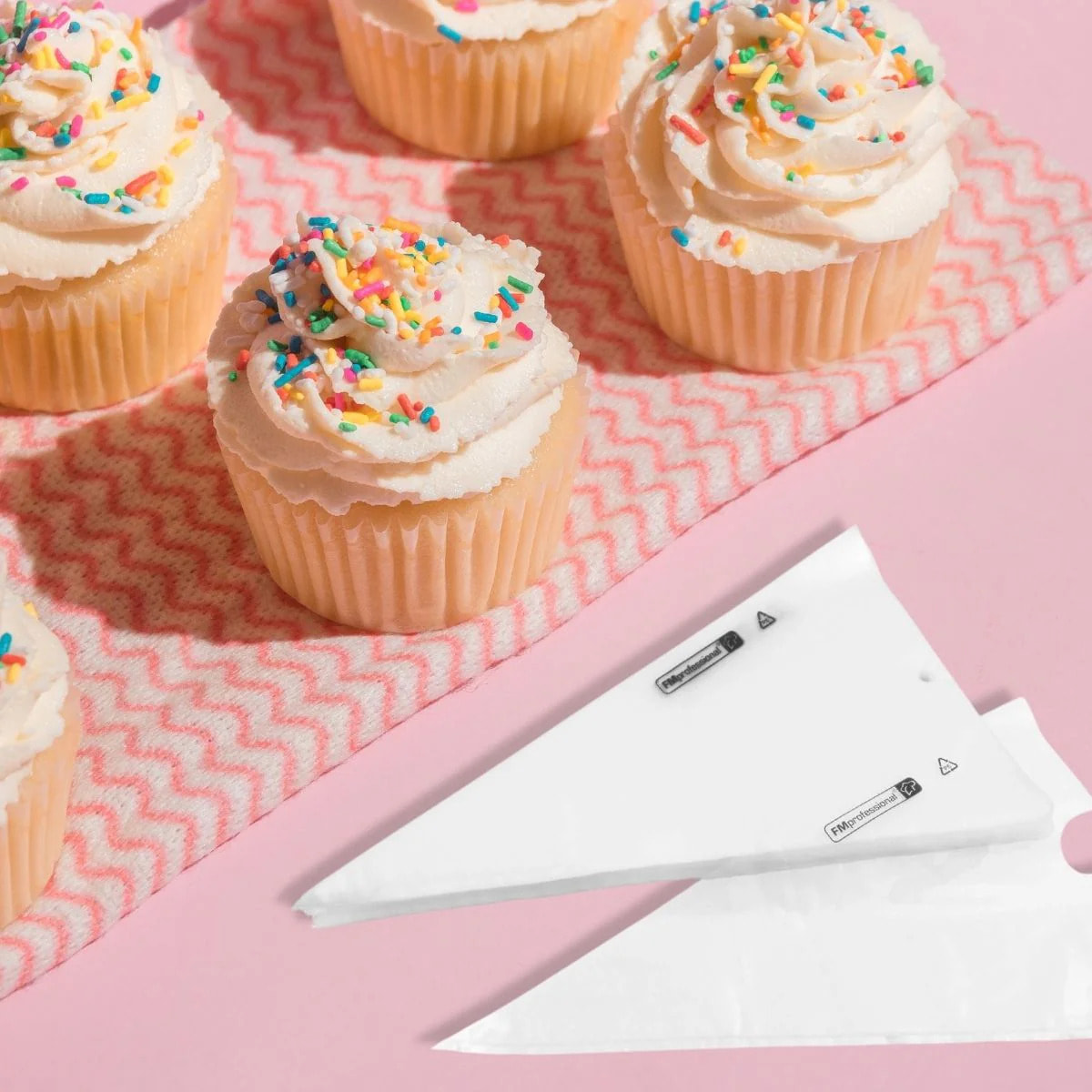 Lot de 100 poches à douille jetables 50 cm FM Professional