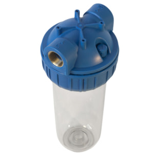 Bol transparent avec raccord en laiton 3/4" pour filtres universels 10" (SATHF34)