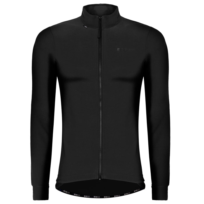Giacca a vento a maniche lunghe ECOON Puy de Dóme di colore nero