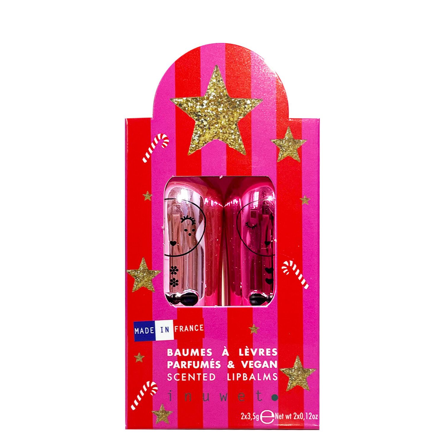 Framboise Pomme d'Amour - Coffret 2 Baumes à Lèvres