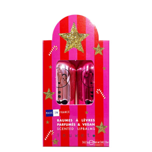 Framboise Pomme d'Amour - Coffret 2 Baumes à Lèvres