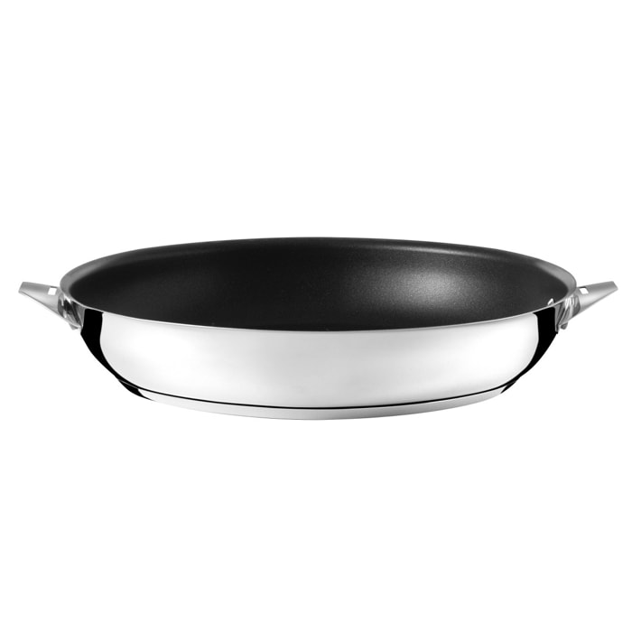 Eclipse - Poêle 32 cm inox revêtement céramique