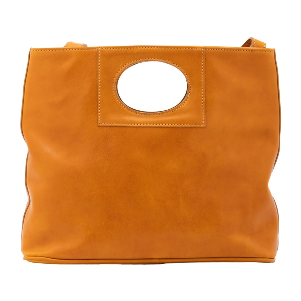 Borsa a tracolla da donna - Modello False - Vera pelle - 28.0 x 33.0 x 10.0 cm