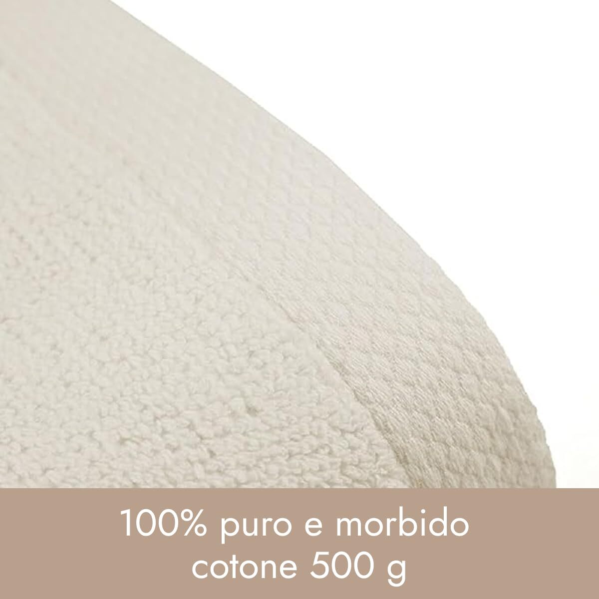 INTRECCI HOME Set Bagno 2 Asciugamani Ospite, in Puro Cotone 500 g,Morbidezza Extra, Assorbenza Superiore, Elegante e Durevole