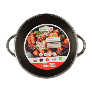 Marmite professionnelle en inox 24cm - tous feux