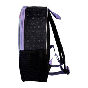 Kuromi Zaino per Prescolare 3D. Tasche laterale. Schienale imbottito.