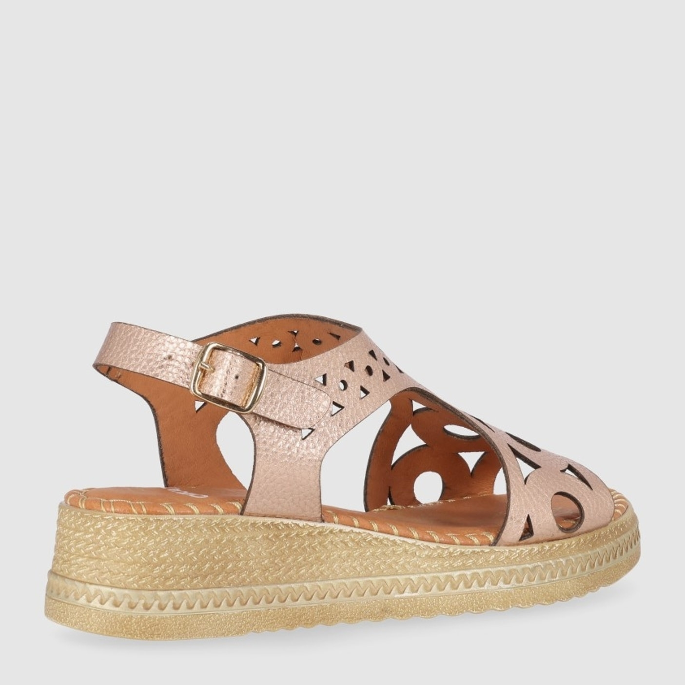 Sandalias de Piel - Rose - Tacón: 5 cm