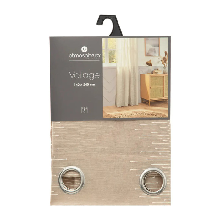 Voilage "Liah" - beige - 140x240 cm