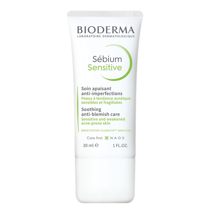 Sébium Sensitive - Soin Apaisant Anti-Imperfections - Peaux Sensibles à Tendance Acnéique 30 ml