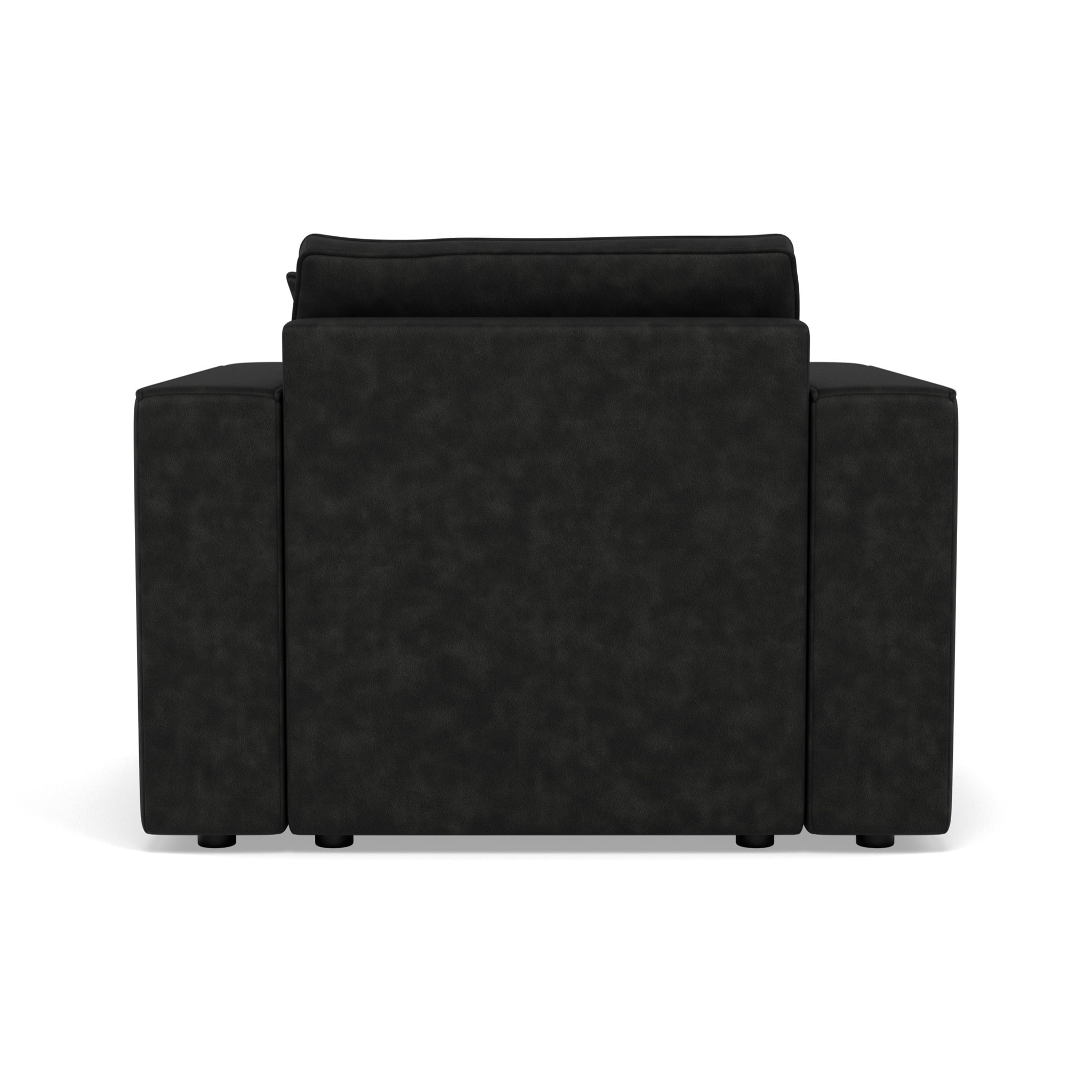Topaze - fauteuil en simili - Noir