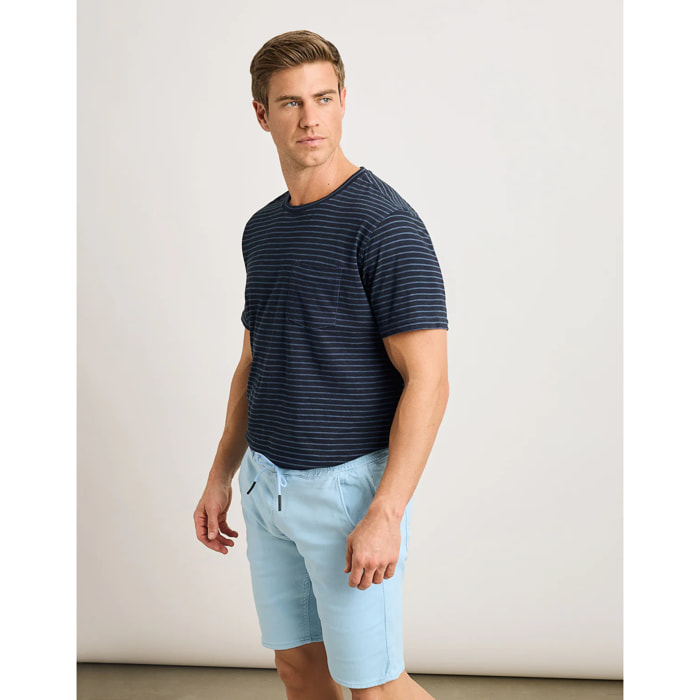 Camiseta Manga Corta Azul Marino - Wetisala