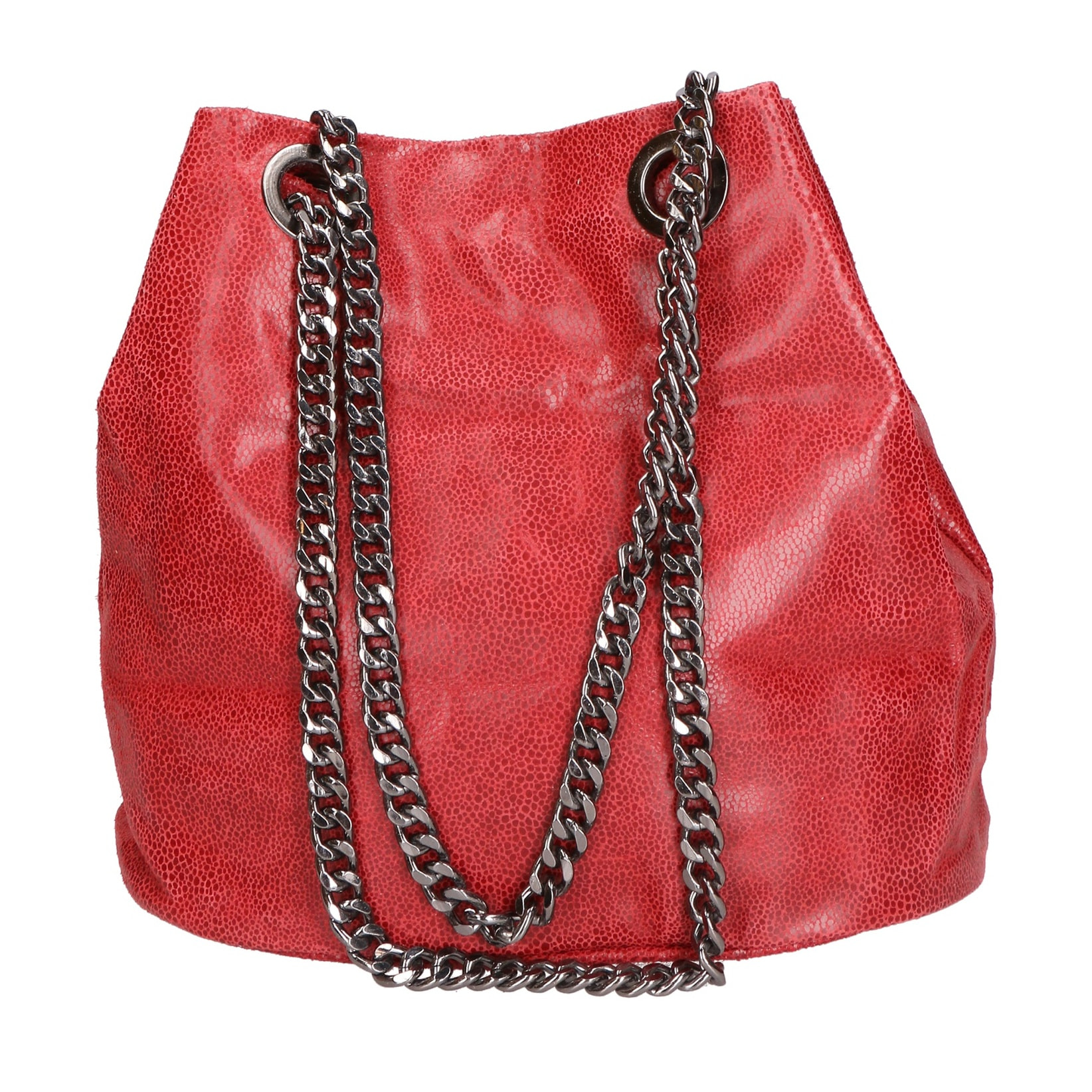 Borsa a spalla da donna - Modello Cora - Vera pelle - 30.0 x 26.0 x 17.0 cm