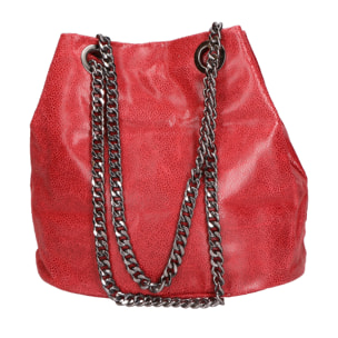 Borsa a spalla da donna - Modello Cora - Vera pelle - 30.0 x 26.0 x 17.0 cm