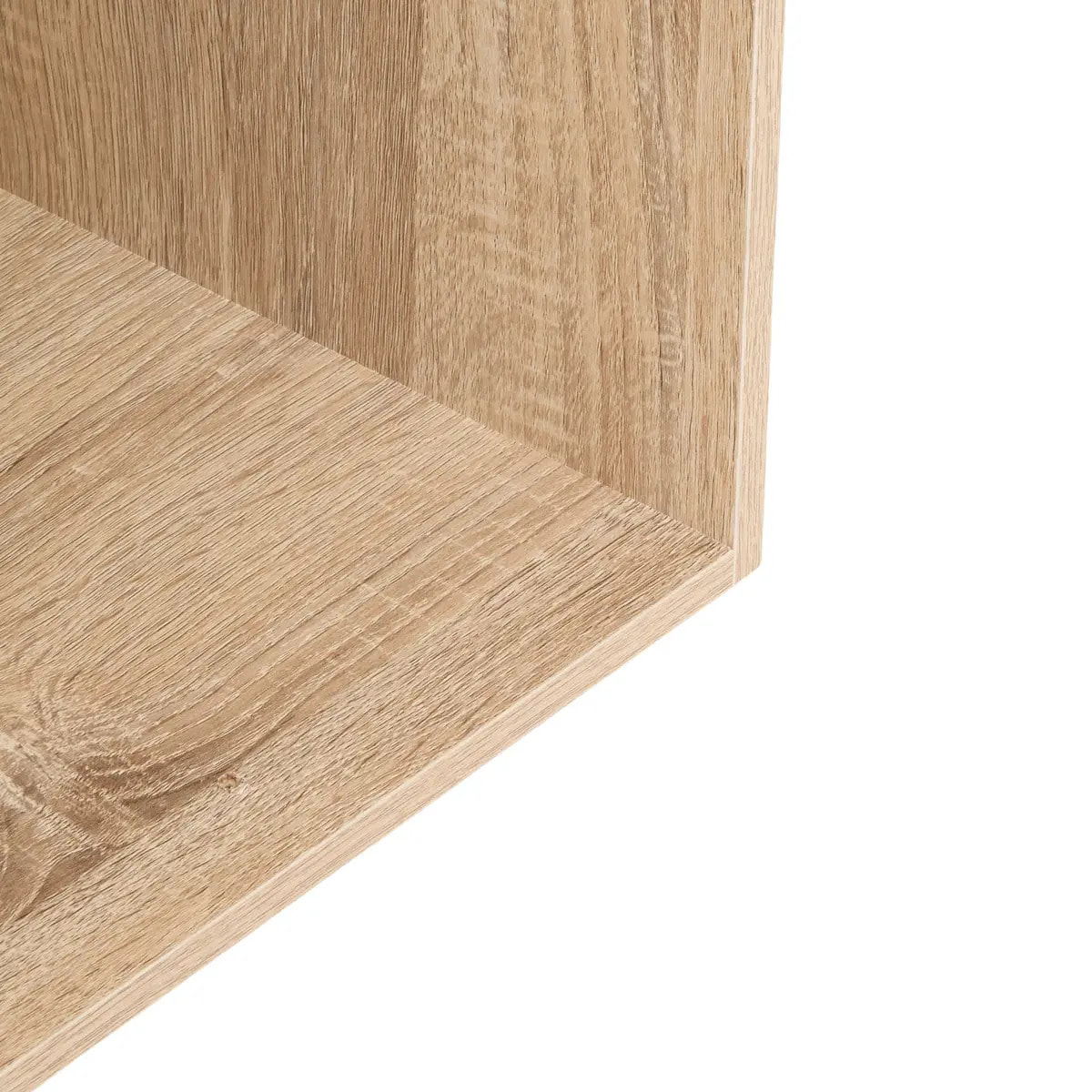 Étagère colonne 4 cases "Mix N' Modul" effet chêne naturel
