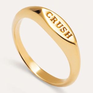 Anillo Crush Baño Oro