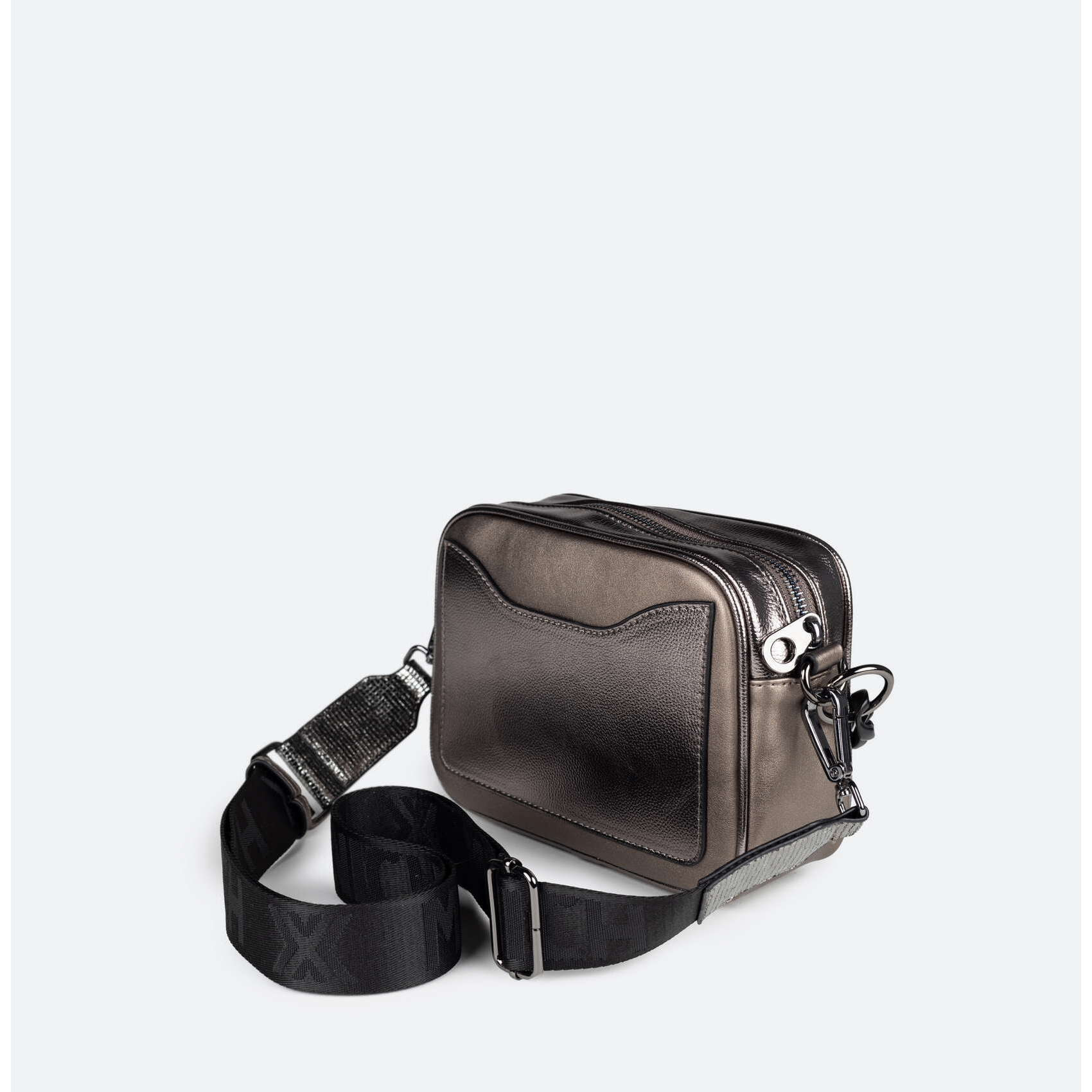 BOLSO SPLASH CROSSBODY CAMERA OLD SILVER