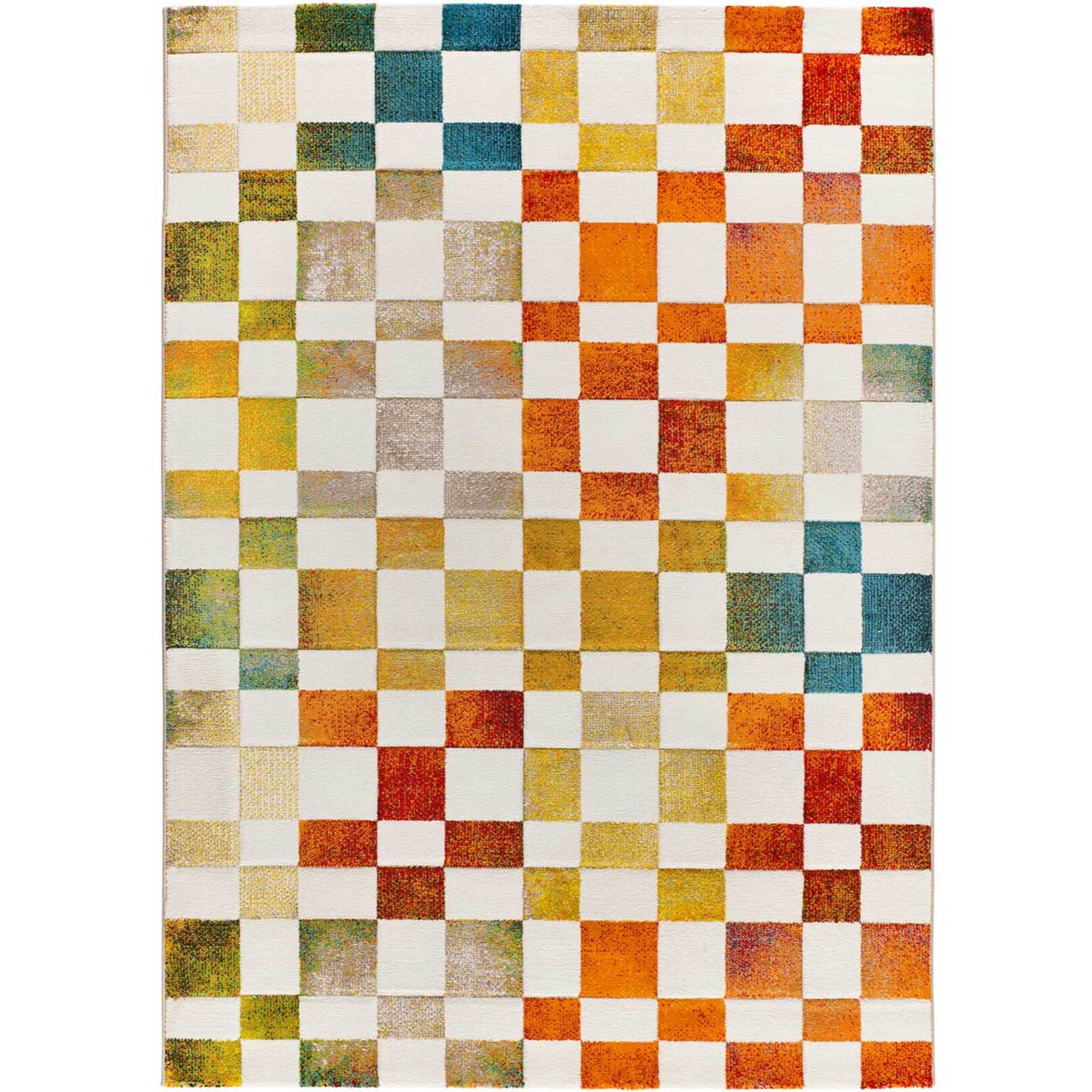 BRUNEI Alfombra geométrica en multicolor, varias medidas disponibles