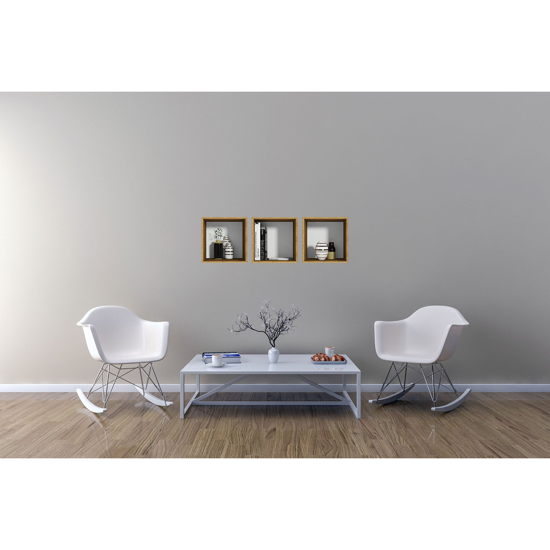 Stickers muraux 3D | Sticker Mural Autocollant effet 3D décoration design - Stickers adhésifs 3D Chambre Salon Trompe l'oeil