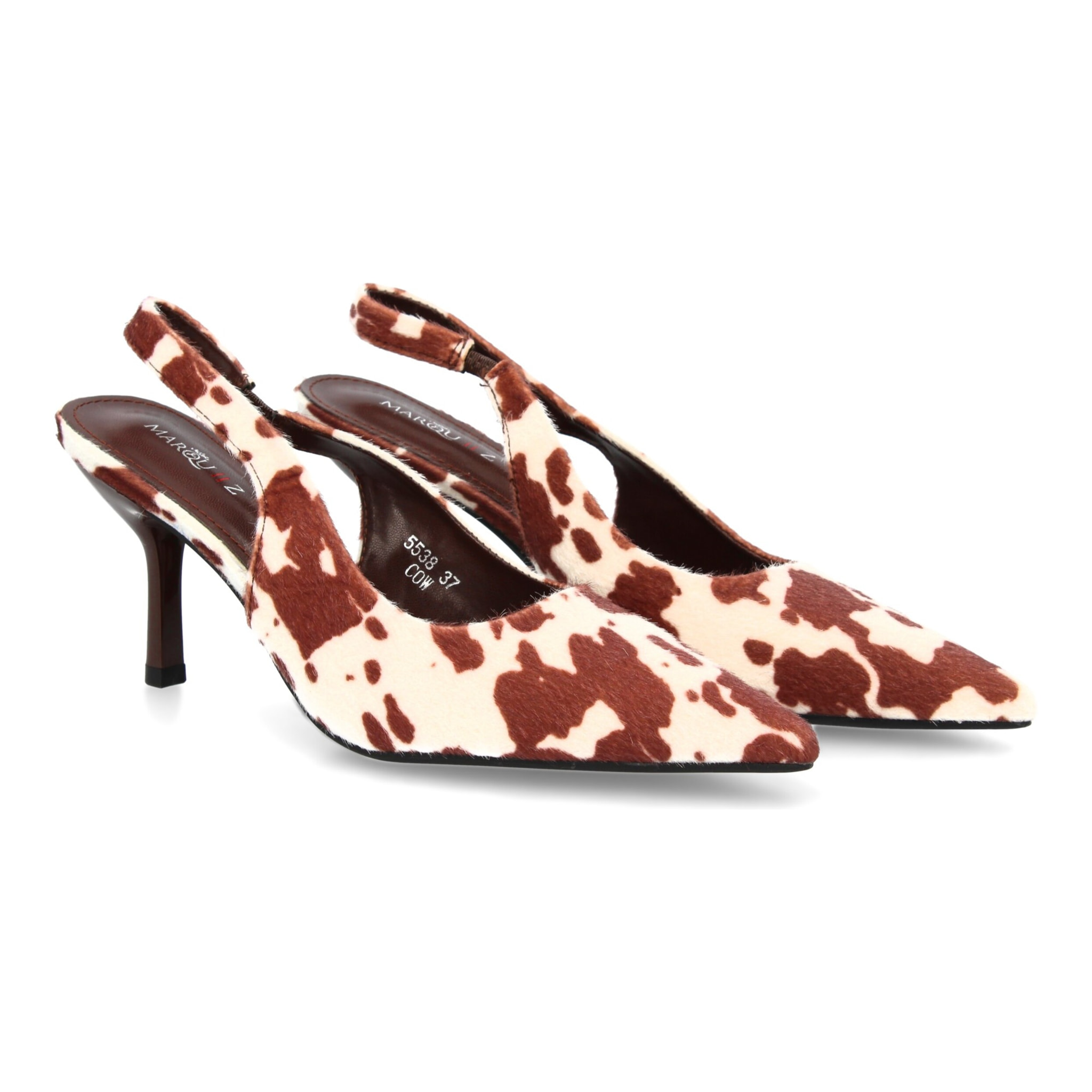 Zapatos cierre elástico estampado moderno