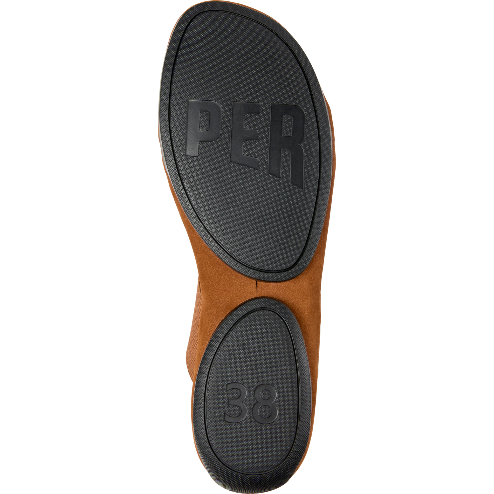 Sandalias - CAMPER Right Nina - Marron - Cuero Nubuck