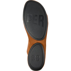 Sandalias - CAMPER Right Nina - Marron - Cuero Nubuck