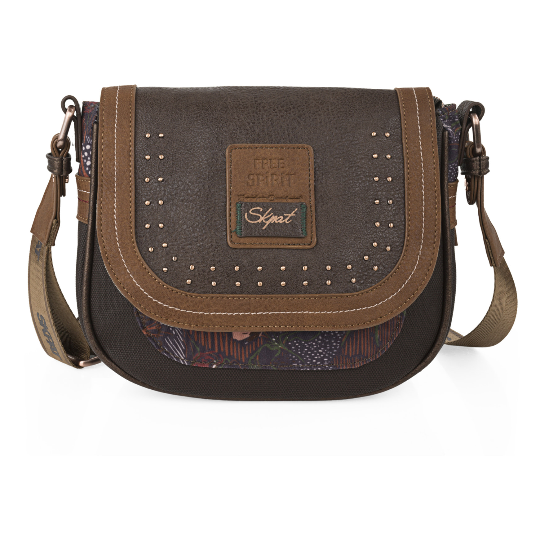 Bolso Bandolera Mujer Sint/Pu Skpat Fiorella Marron