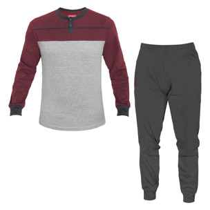 Pigiama Lungo Uomo Homewear KAPPA Cotone Leggero