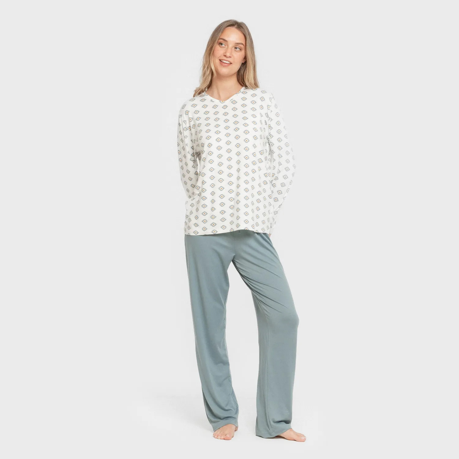 Pigiama lungo da donna soft joy