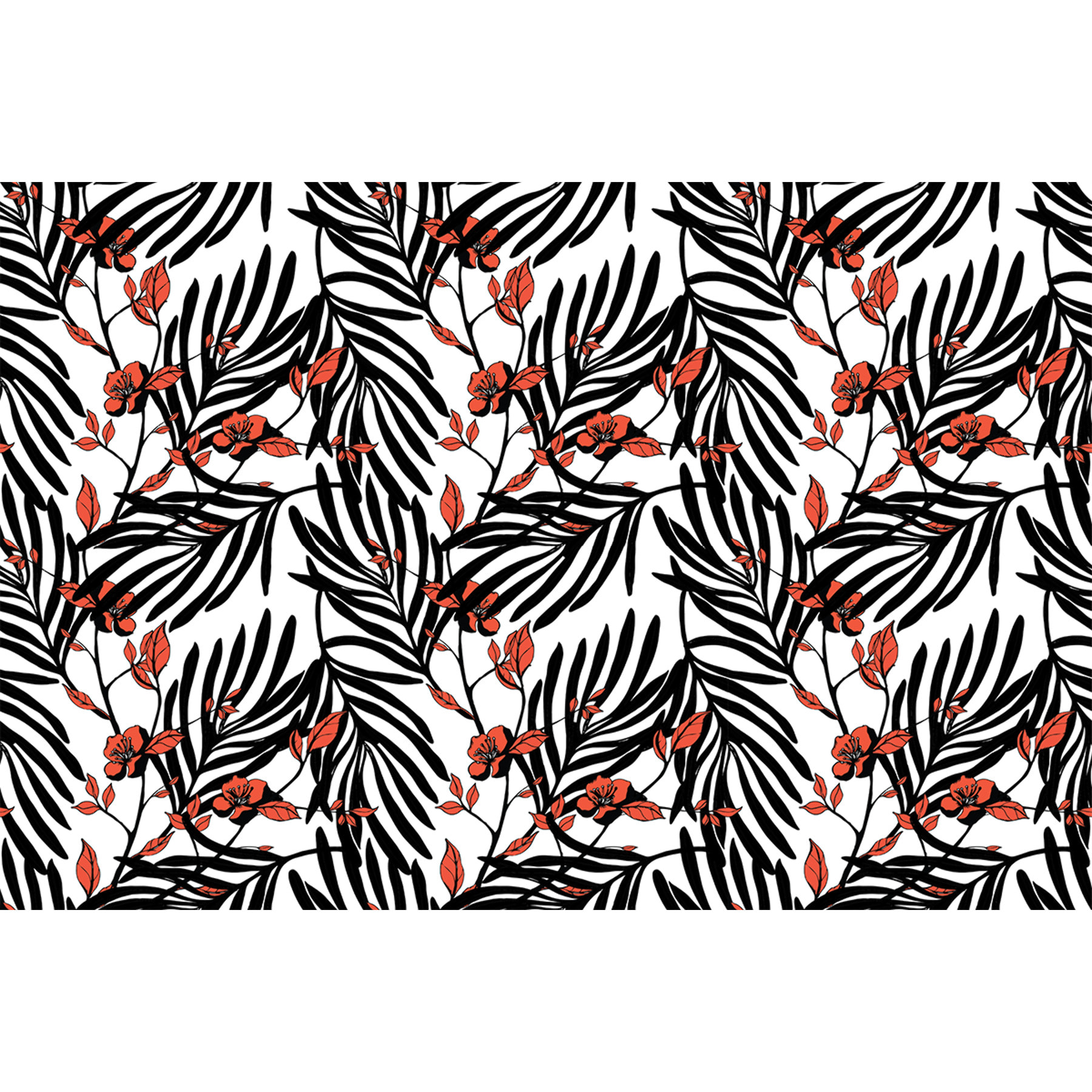 Sticker meuble tropical kobea 60 x 90 cm