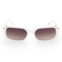 Guess - lunettes de soleil - blanc - protection solaire : catégorie 3