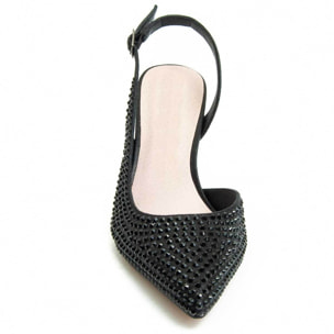 Zapato de tacón - Negro - Altura: 8 cm