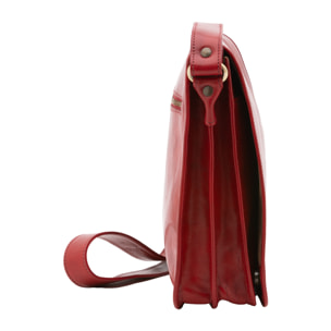 Borsa a tracolla  da uomo In Vera pelle Made in Italy 29x24x9 cm