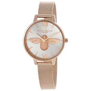 Reloj Olivia Burton OB16AM161 Mujer Analogico Cuarzo con Correa de Acero inoxidable