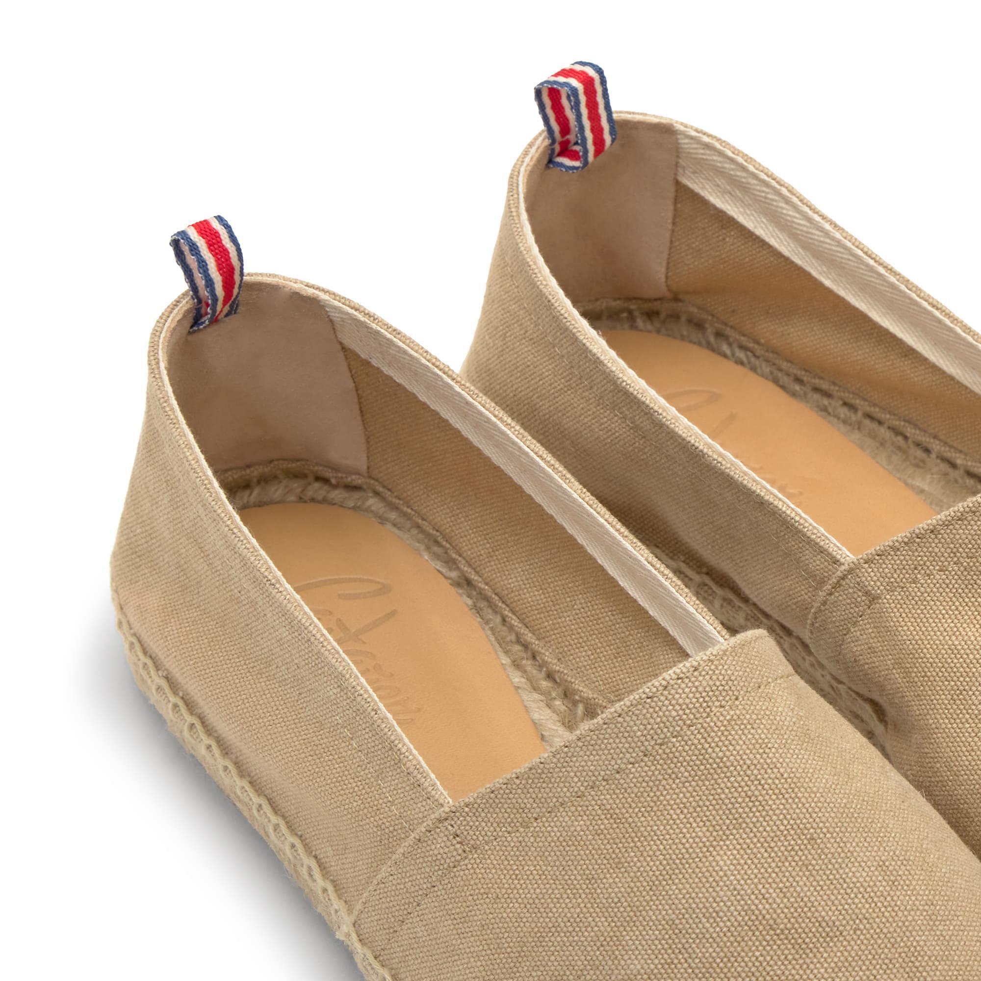 Icónica alpargata Pablo estilo camping en algodón orgánico lavado