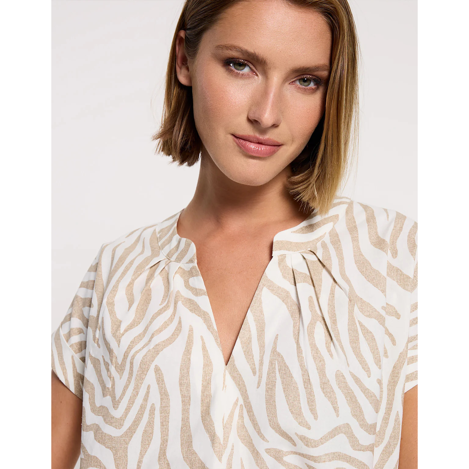 Blusa Manga Corta Blanco - Teonix