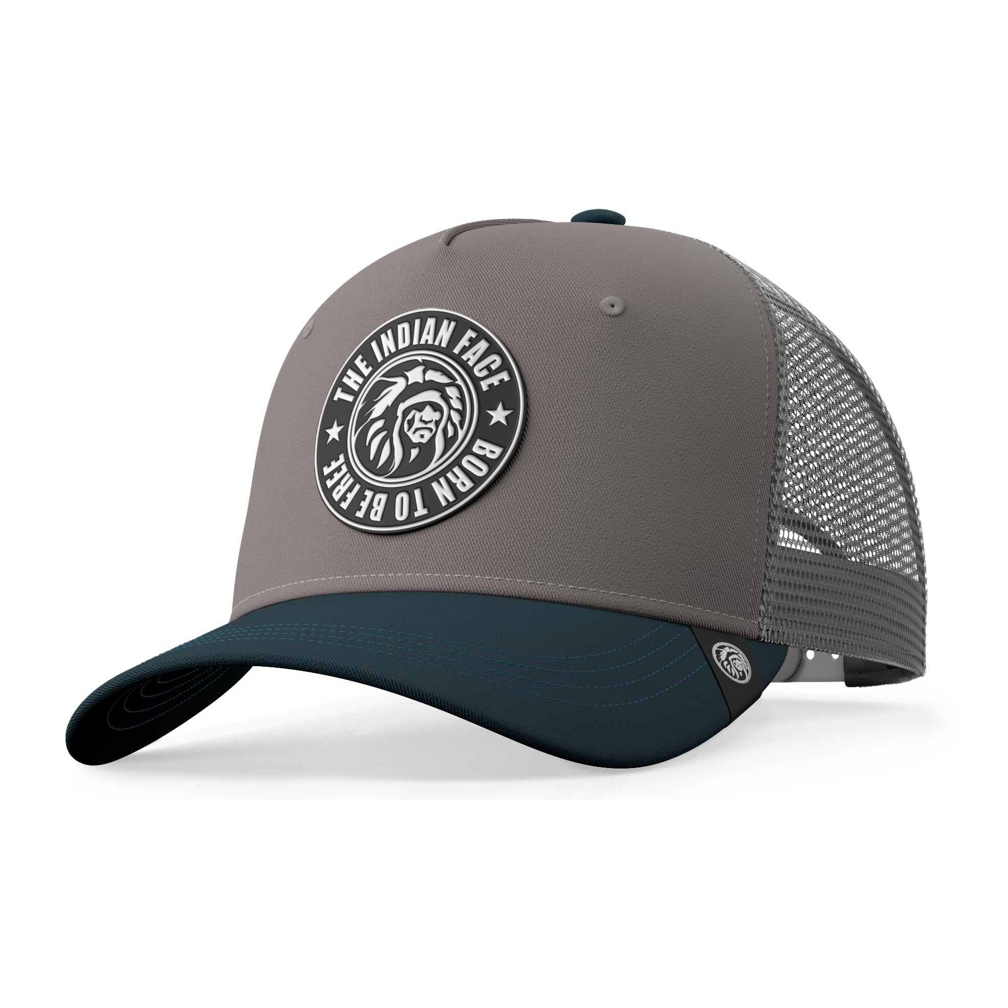 Gorra Trucker Born to Be Free Gris The Indian Face para hombre y mujer